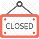 Closed Hanging Sign Icon