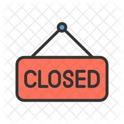 Closed Sign  Icon