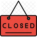 Closed Sign Closed Shop Icon