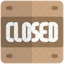 Closed Sign Closed Board Closed Icon