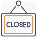 Closed Sign Closed Closed Board Icon