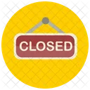 Closed signboard  Icon