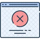 Closed Website  Icon