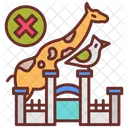 Closed Zoo Public Place Fun Place Icon
