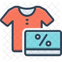 Cloth Discount  Icon