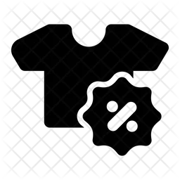 Cloth Discount  Icon