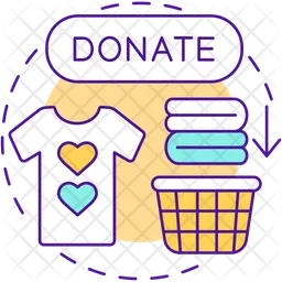 Cloth Donation  Icon