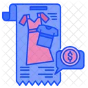 Cloth Payment  Icon