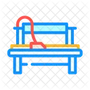 Clothe Cutting Ruler  Icon