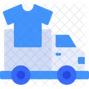 Clothe Delivery Truck  Icon