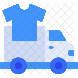 Clothe Delivery Truck  Icon