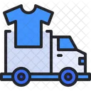 Clothe Delivery Truck  Icon