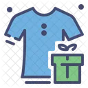 Clothes And Gift Box Gift Clothes T Shirt Icon