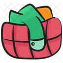 Clothes Bucket Washing Bucket Household Chores Icon
