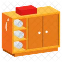 Cupboard Clothes Cabinet Almirah Icon