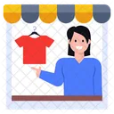 Shirts Shop Shopkeeper Storekeeper Icon
