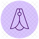 Clothespin Laundry Hanging Icon
