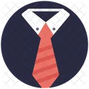 Collar Shirt Tie Icon
