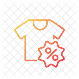 Clothing discount  Icon