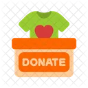 Clothing Donation Box Charity Donate 아이콘