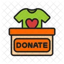 Clothing Donation Box Charity Donate Icon