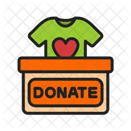 Clothing Donation Box  Icon
