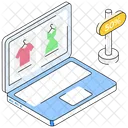 Online Store Laptop Icon