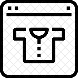 의류 웹사이트  아이콘