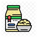Clotted Cream Milk Icon