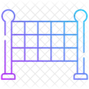 Cloture Du Champ Exterieur Icône