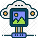 Cloud Picture Document Icon