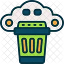 Cloud Recycle Bin Icon