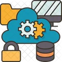 Cloud Services Computing Icon