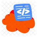 Cloud Computing System Icon