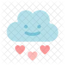 Cloud Hearts Romantic Icon