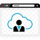Cloud User Interface Icon