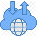 Cloud World Globe Icon