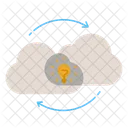 Cloud Brainstorm Idea Icon