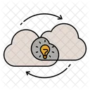 Cloud Brainstorm Idea Icon