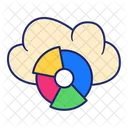 Cloud Chart Network Icon