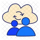 Cloud Sync Group Icon