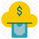 Cloud Money Receive Icon