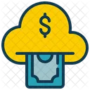 Cloud Money Receive Icon