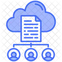 Cloud File Organization Icon