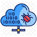 Cloud Malware Cloud Computing Icon