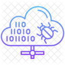 Cloud Malware Cloud Computing Icon