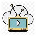 Cloud Tv Television Icon