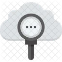Cloud Search Computing Icon