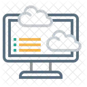 Cloud Data Analytics Icon
