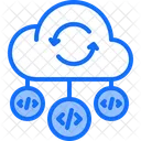 Cloud Open Repository Icon